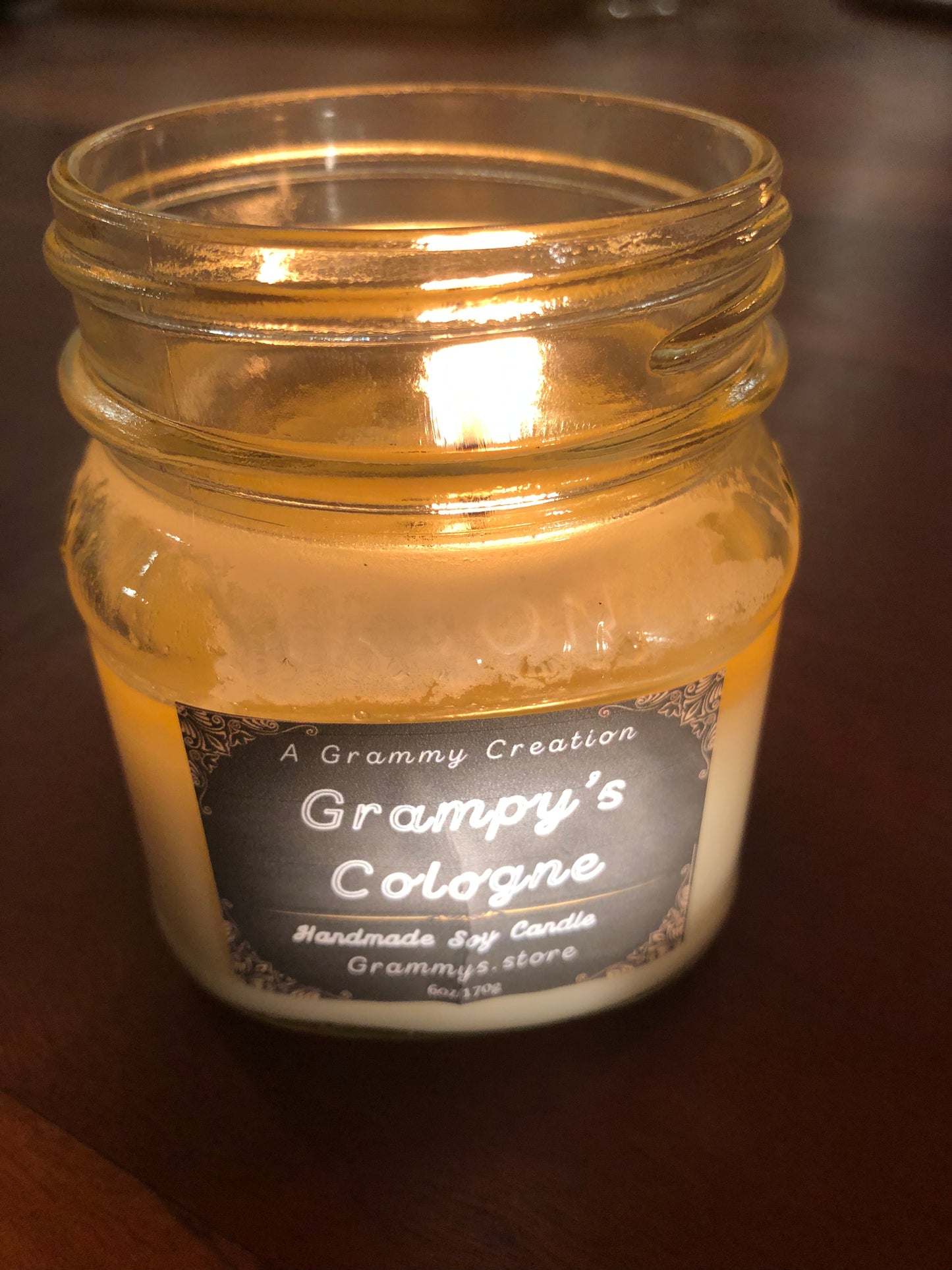 Grampy's Cologne Candle