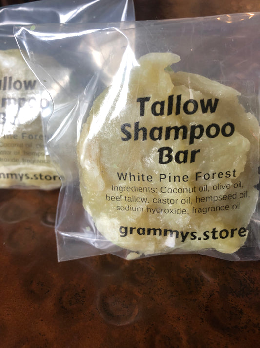 Tallow Shampoo Bar